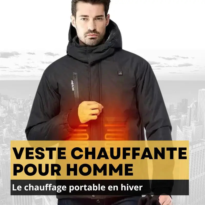 La veste chauffante pour homme : chaud et autonome avec sa batterie