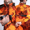 Outdoor Bionic Camo Clothing Suits Oversized Orange