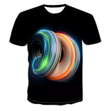 T-shirt 3d Imprimé Coq Doré Unisexe à Coupe Oversize - 8