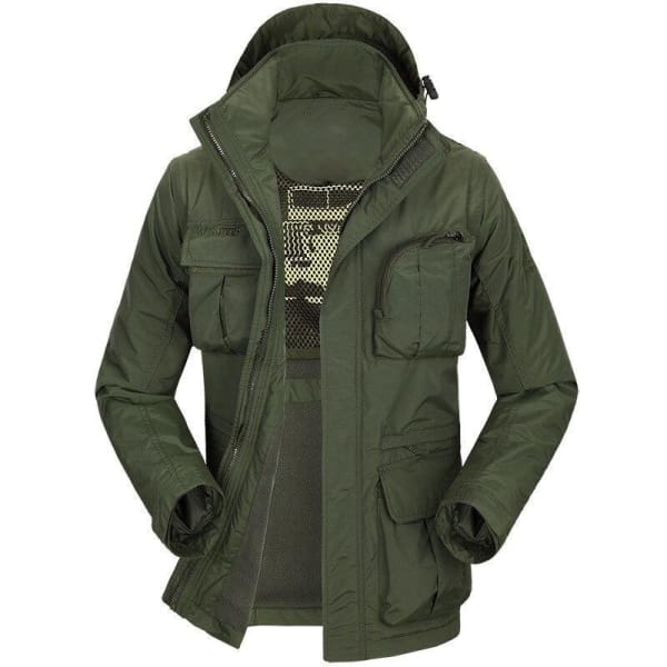 parka multipoches homme
