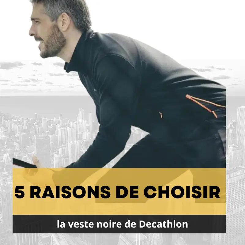 Decathlon black jacket: the essential ally of your sports and outdoor activities