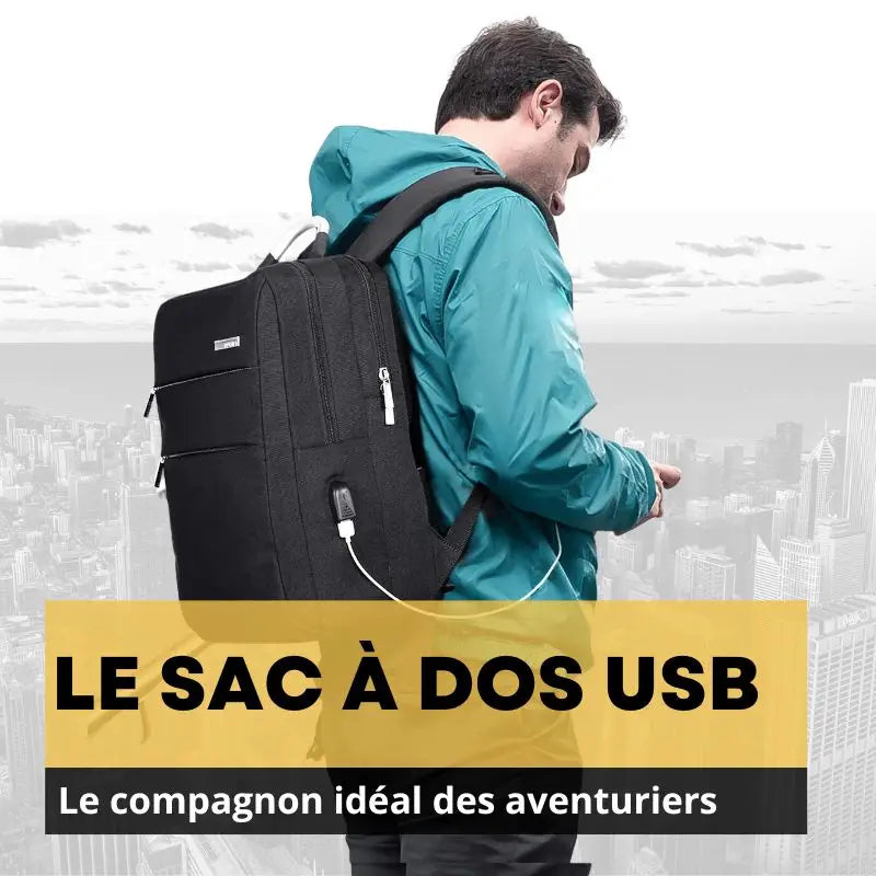 The USB backpack: the ideal companion for connected adventurers