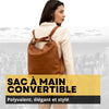 Le sac à main convertible en sac à dos: la polyvalence au service de votre style