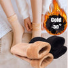 Men Women Socks Winter Warm Snow Thickened Add Velvet Solid