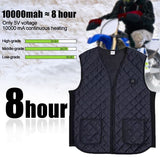 Usb Electric Heated Vest Bluetooth App Timing 5 Gear