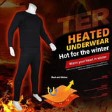 22 Area Winter Thermal Heated Women Grey Underwear Usb