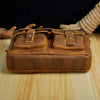 Briefcase Business Homme en Cuir Premium Look Vintage - 7