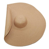 Chapeau de Plage pour Femme Extra Large et Pliable Anti-uv 
