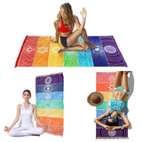 Drap de Plage Yoga Chakra - 150x70 - Bath Towels