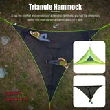 Hamac Géant Triangulaire en Nylon pour plusieurs Personnes -