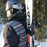 Porte-skis Dorsal - Adulte/enfant - Backski - bas & Cadeau 