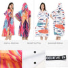 Robe Serviette Poncho en Micro-fibres pour Femme (12 