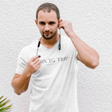 T-shirt Homme Col V - Born To Trip - 100 % Coton Bio - 