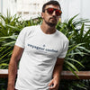 T-shirt Homme Voyageur Confiné Col Rond 100% Coton Bio - 1