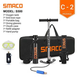 Smaco S500 - 0,7l - Mini Bouteille de Plongée sous Marine - 